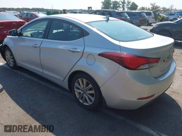2014 Hyundai Elantra Limited with VIN KMHDH4AE1EU179608, listed as a IAAI auction lot 43273110 with 101,549 mi miles and . Bid and sale history available at DreamBid. Image 3.