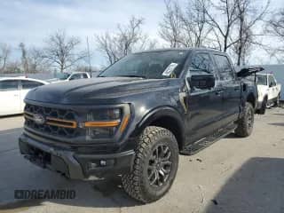 2024 Ford F-150 with VIN 1FTFW4L8XRFA68804, listed as a Copart auction lot 48222775 with 13,165 mi miles and Salvage title. Bid and sale history available at DreamBid. Image 1.