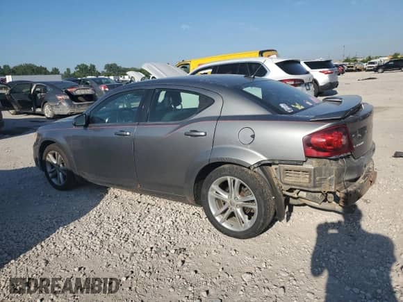 2012 Dodge Avenger SXT Plus with VIN 1C3CDZEG6CN111918, listed as a Copart auction lot 63690995 with 168,086 mi miles and Salvage title. Bid and sale history available at DreamBid. Image 2.