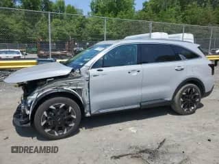 2025 Kia Sorento EX с VIN 5XYRH4JF7SG324909, выставлен на аукционе Copart как лот 57060395 с пробегом 4 474 миль миль и Списание • Salvage title. История ставок и продаж доступна на DreamBid. Изображение 1.