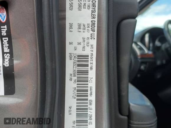 2012 Jeep Grand Cherokee Limited z VIN 1C4RJFBG5CC102608, wystawiony jako Copart lot #70375545 z przebiegiem 103 079 mil mil oraz Szkoda całkowita • Salvage title. Historia ofert i sprzedaży dostępna na DreamBid. Obrazek 12.