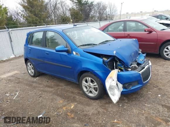 2010 Chevrolet Aveo 1LT with VIN KL1TD6DE7AB120126, listed as a IAAI auction lot 41512175 with 95,243 mi miles and . Bid and sale history available at DreamBid. Image 1.