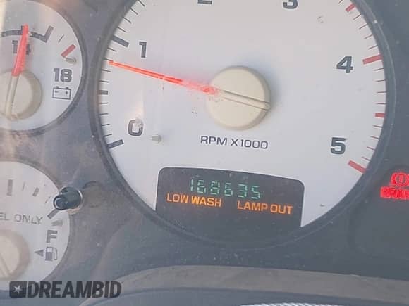 2003 Dodge RAM with VIN 3D7LA38683G770022, listed as a IAAI auction lot 42650196 with 168,635 mi miles and . Bid and sale history available at DreamBid. Image 15.