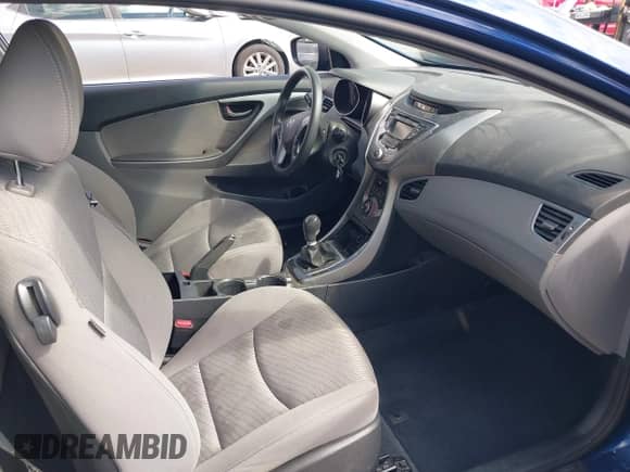 2013 Hyundai Elantra SE with VIN KMHDH6AE5DU004627, listed as a IAAI auction lot 43281216 with 73,712 mi miles and . Bid and sale history available at DreamBid. Image 5.