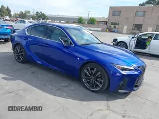 2021 Lexus IS 350 F Sport z VIN JTHGZ1B26M5041426, wystawiony jako IAAI lot #42659395 z przebiegiem 52 610 mil mil oraz . Historia ofert i sprzedaży dostępna na DreamBid. Obrazek 1.