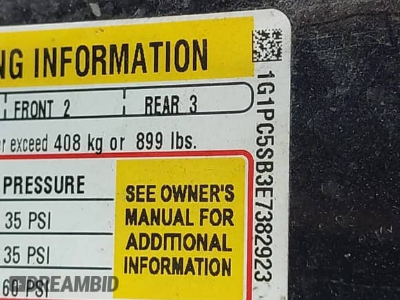 2014 Chevrolet Cruze 1LT с VIN 1G1PC5SB3E7382923, выставлен на аукционе IAAI как лот 43488878 с пробегом 130 527 миль миль и . История ставок и продаж доступна на DreamBid. Изображение 9.