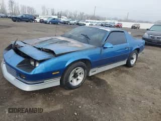 1985 Chevrolet Camaro Z28 Sport with VIN 1G1FP87H2FN114697, listed as a Copart auction lot 89329895 with Not provided miles and Salvage title. Bid and sale history available at DreamBid. Image 1.