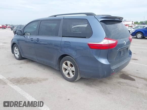 2015 Toyota Sienna LE AAS with VIN 5TDKK3DC3FS638001, listed as a IAAI auction lot 42595168 with 143,301 mi miles and . Bid and sale history available at DreamBid. Image 3.