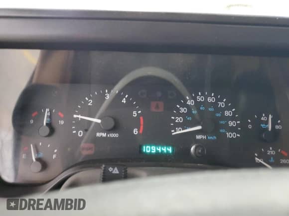 1999 Jeep Wrangler Sport with VIN 1J4FY19S6XP430964, listed as a Copart auction lot 85937775 with 109,444 mi miles and Clean title. Bid and sale history available at DreamBid. Image 9.