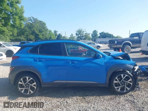 2022 Hyundai Kona Limited z VIN KM8K5CA34NU836927, wystawiony jako IAAI lot #42811651 z przebiegiem 26 798 mil mil oraz . Historia ofert i sprzedaży dostępna na DreamBid. Obrazek 14.