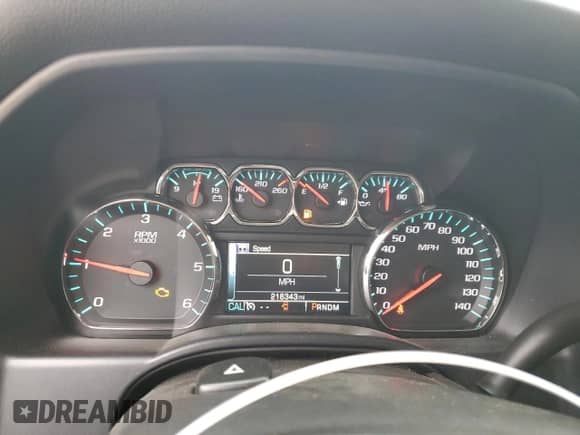 2015 Chevrolet Silverado 1500 LT with VIN 3GCUKREH3FG295310, listed as a Copart auction lot 45860795 with 216,343 mi miles and Salvage title. Bid and sale history available at DreamBid. Image 9.