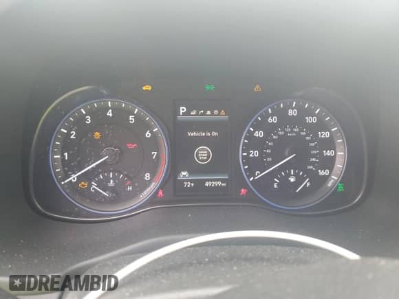 2020 Hyundai Kona Ultimate z VIN KM8K5CA55LU528261, wystawiony jako Copart lot #80796485 z przebiegiem 49 299 mil mil oraz Szkoda całkowita • Salvage title. Historia ofert i sprzedaży dostępna na DreamBid. Obrazek 9.