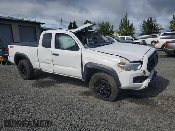 2022 Toyota Tacoma SR z VIN 3TYSZ5AN7NT079214, wystawiony jako Copart lot #56602005 z przebiegiem 78 413 mil mil oraz Szkoda całkowita • Salvage title. Historia ofert i sprzedaży dostępna na DreamBid. Obrazek 4.