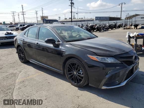 2021 Toyota Camry Hybrid XSE with VIN 4T1K31AK5MU549676, listed as a Copart auction lot 81924375 with 83,653 mi miles and Salvage title. Bid and sale history available at DreamBid. Image 4.