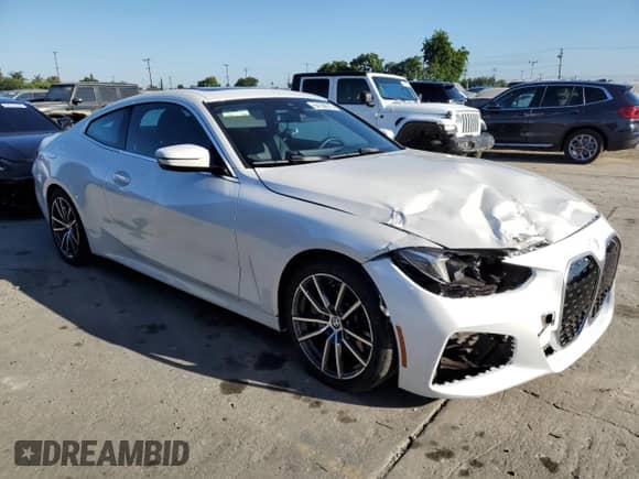 2025 BMW 4 Series 430i с VIN WBA43DA03SCS78789, выставлен на аукционе Copart как лот 64136815 с пробегом 22 503 миль миль и Чистый • Clean title. История ставок и продаж доступна на DreamBid. Изображение 4.