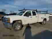 2015 Chevrolet Silverado 2500HD with VIN 1GB2KUEG6FZ506442, listed as a Copart auction lot 46435745 with 219,813 mi miles and Salvage title. Bid and sale history available at DreamBid. Image 1.