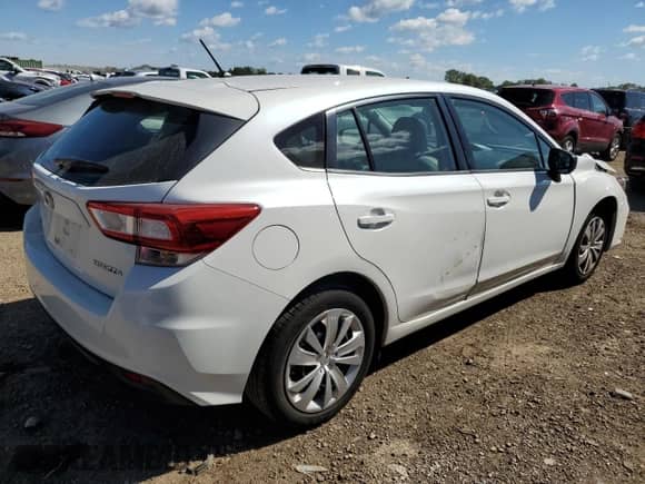 2018 Subaru Impreza с VIN 4S3GTAA66J3705898, выставлен на аукционе Copart как лот 70363645 с пробегом 68 116 миль миль и Списание • Salvage title. История ставок и продаж доступна на DreamBid. Изображение 3.