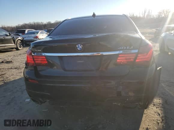 2013 BMW 7 Series 740Li xDrive with VIN WBAYF4C53DD281514, listed as a Copart auction lot 88701085 with 147,588 mi miles and Salvage title. Bid and sale history available at DreamBid. Image 6.