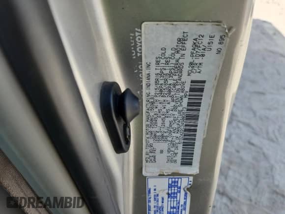 2004 Toyota Sienna XLE z VIN 5TDZA22C34S003873, wystawiony jako Copart lot #83841155 z przebiegiem 190 752 mil mil oraz Szkoda całkowita • Salvage title. Historia ofert i sprzedaży dostępna na DreamBid. Obrazek 13.