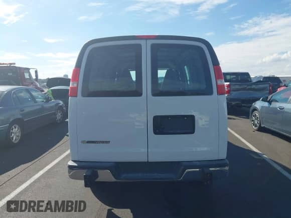 2023 Chevrolet Express Cargo with VIN 1GCWGAFP4P1202957, listed as a IAAI auction lot 43298343 with 36,463 mi miles and . Bid and sale history available at DreamBid. Image 16.