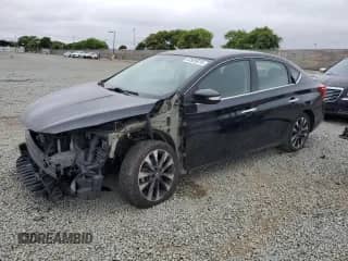 2019 Nissan Sentra S with VIN 3N1AB7APXKY356972, listed as a Copart auction lot 57525615 with 97,728 mi miles and Salvage title. Bid and sale history available at DreamBid. Image 1.
