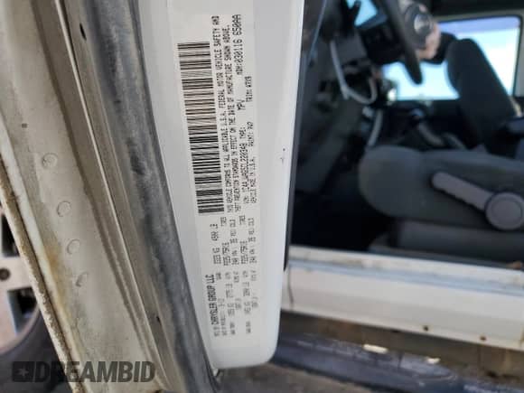 2012 Jeep Wrangler Sport with VIN 1C4AJWAG5CL220348, listed as a Copart auction lot 69854545 with 124,454 mi miles and Salvage title. Bid and sale history available at DreamBid. Image 14.