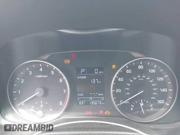 2017 Hyundai Elantra SE z VIN 5NPD74LF0HH150838, wystawiony jako IAAI lot #43274870 z przebiegiem 135 673 mil mil oraz . Historia ofert i sprzedaży dostępna na DreamBid. Obrazek 7.