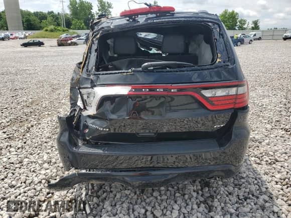 2025 Dodge Durango GT Plus with VIN 1C4RDJDG7SC517824, listed as a Copart auction lot 61589595 with Not provided miles and Non repairable. Bid and sale history available at DreamBid. Image 6.