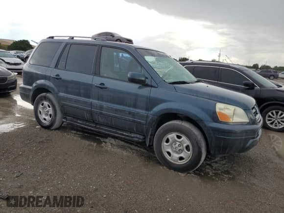 2005 Honda Pilot LX z VIN 2HKYF18115H511330, wystawiony jako Copart lot #69840065 z przebiegiem 211 068 mil mil oraz Szkoda całkowita • Salvage title. Historia ofert i sprzedaży dostępna na DreamBid. Obrazek 4.