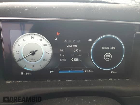 2024 Hyundai Santa Cruz SEL с VIN 5NTJC4DE9RH112614, выставлен на аукционе Copart как лот 71353384 с пробегом 1 938 миль миль и Списание • Salvage title. История ставок и продаж доступна на DreamBid. Изображение 9.