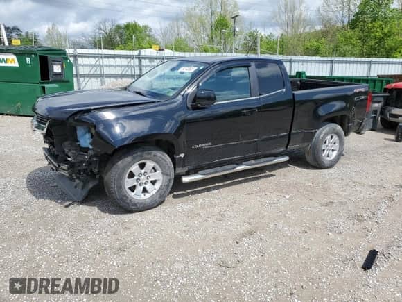 2020 Chevrolet Colorado 4WD Work Truck with VIN 1GCHTBEA5L1110158, listed as a Copart auction lot 54142525 with 29,076 mi miles and Salvage title. Bid and sale history available at DreamBid. Image 1.