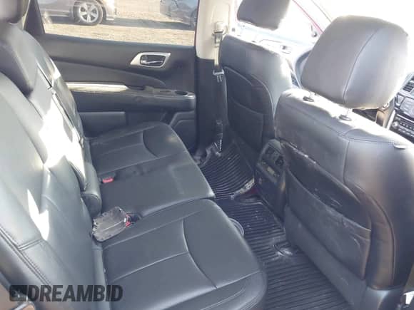 2018 Nissan Pathfinder Platinum with VIN 5N1DR2MM6JC640046, listed as a IAAI auction lot 42106598 with 55,643 mi miles and . Bid and sale history available at DreamBid. Image 8.