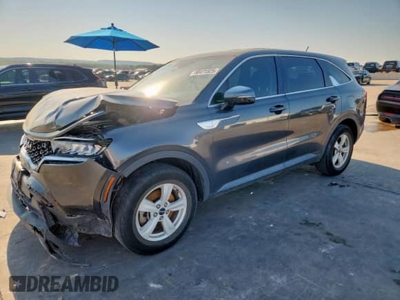 2022 Kia Sorento LX with VIN 5XYRG4LC7NG153167, listed as a Copart auction lot 80471525 with 44,416 mi miles and Salvage title. Bid and sale history available at DreamBid. Image 1.
