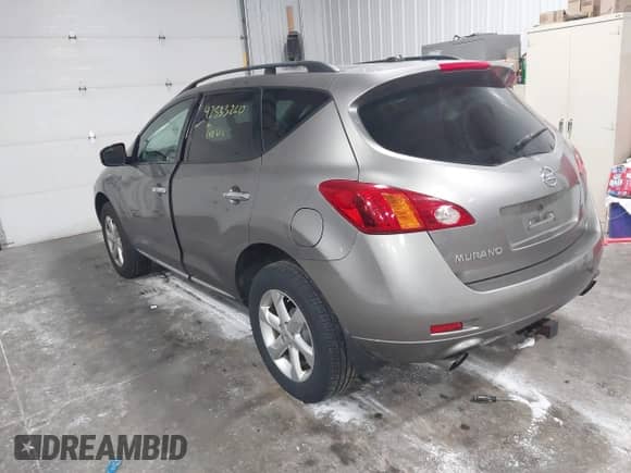 2009 Nissan Murano S with VIN JN8AZ18WX9W139124, listed as a IAAI auction lot 42533260 with 174,880 mi miles and . Bid and sale history available at DreamBid. Image 3.