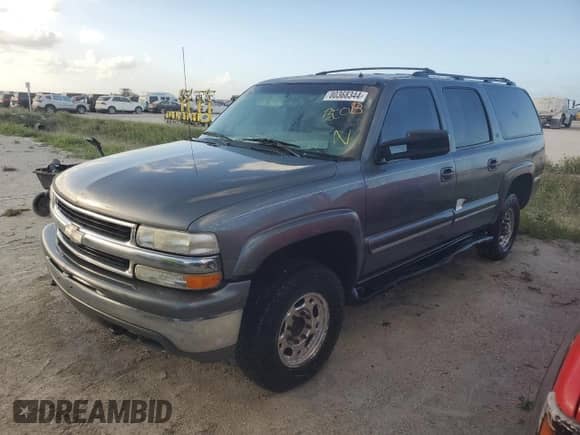2002 Chevrolet Suburban LT с VIN 3GNGC26U72G204618, выставлен на аукционе Copart как лот 80368344 с пробегом Не указан миль и Списание • Salvage title. История ставок и продаж доступна на DreamBid. Изображение 1.