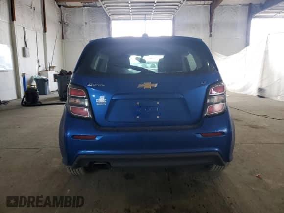 2017 Chevrolet Sonic LT with VIN 1G1JD6SH3H4117647, listed as a Copart auction lot 66814315 with Not provided miles and Salvage title. Bid and sale history available at DreamBid. Image 6.