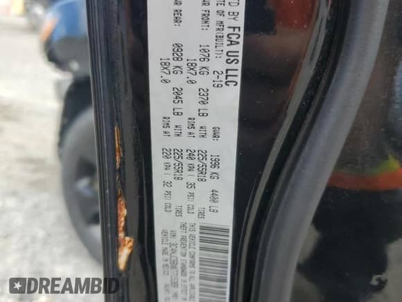 2019 Jeep Compass Altitude with VIN 3C4NJCBBXKT715389, listed as a Copart auction lot 71469425 with 113,260 mi miles and Salvage title. Bid and sale history available at DreamBid. Image 14.