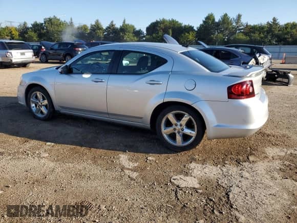 2012 Dodge Avenger SXT Plus with VIN 1C3CDZEG9CN222298, listed as a Copart auction lot 71292635 with 146,601 mi miles and Salvage title. Bid and sale history available at DreamBid. Image 2.