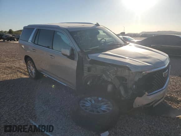 2022 Cadillac Escalade Premium Luxury с VIN 1GYS4CKL5NR169112, выставлен на аукционе Copart как лот 45612055 с пробегом 43 772 миль миль и Списание • Salvage title. История ставок и продаж доступна на DreamBid. Изображение 4.