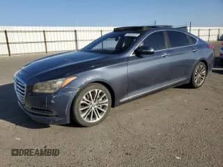 2015 Hyundai Genesis 3.8L с VIN KMHGN4JE7FU048397, выставлен на аукционе Copart как лот 82250425 с пробегом 137 161 миль миль и Списание • Salvage title. История ставок и продаж доступна на DreamBid. Изображение 1.