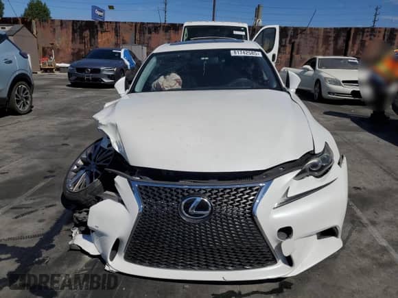 2014 Lexus IS 250 с VIN JTHBF1D20E5032383, выставлен на аукционе Copart как лот 81742585 с пробегом 70 298 миль миль и Списание • Salvage title. История ставок и продаж доступна на DreamBid. Изображение 5.