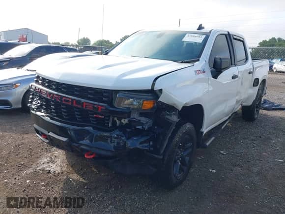 2020 Chevrolet Silverado 1500 Custom Trail Boss with VIN 3GCPYCEF1LG442422, listed as a IAAI auction lot 42894682 with 86,471 mi miles and . Bid and sale history available at DreamBid. Image 17.