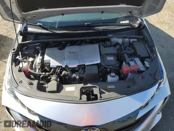 2022 Toyota Prius XLE with VIN JTDKAMFP6N3205877, listed as a Copart auction lot 87436815 with 34,381 mi miles and Salvage title. Bid and sale history available at DreamBid. Image 11.