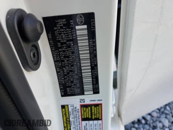 2023 Toyota Camry SE z VIN 4T1T11AK2PU153283, wystawiony jako Copart lot #82600845 z przebiegiem 42 960 mil mil oraz Szkoda całkowita • Salvage title. Historia ofert i sprzedaży dostępna na DreamBid. Obrazek 12.