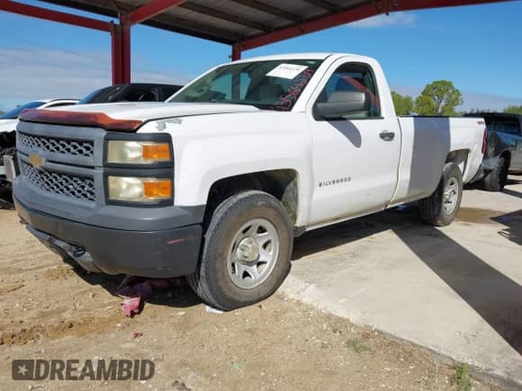 2014 Chevrolet Silverado 1500 Work Truck with VIN 1GCNKPEC1EZ329465, listed as a IAAI auction lot 43564234 with 143,198 mi miles and . Bid and sale history available at DreamBid. Image 19.