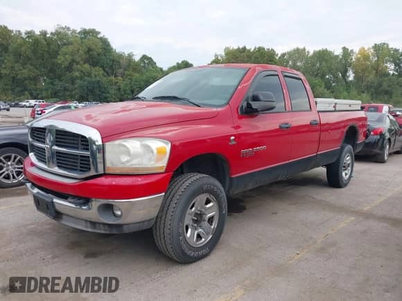 2006 Dodge 2500 SLT with VIN 3D7KS28C46G250834, listed as a IAAI auction lot 43259078 with 46,724 mi miles and . Bid and sale history available at DreamBid. Image 18.