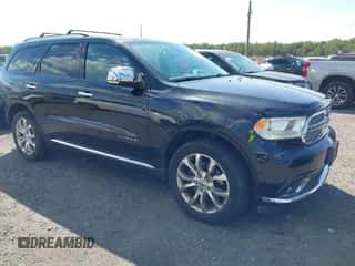 2016 Dodge Durango Citadel with VIN 1C4RDJEG0GC370090, listed as a IAAI auction lot 43245951 with 129,152 mi miles and . Bid and sale history available at DreamBid. Image 1.