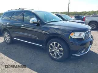 2016 Dodge Durango Citadel with VIN 1C4RDJEG0GC370090, listed as a IAAI auction lot 43245951 with 129,152 mi miles and . Bid and sale history available at DreamBid. Image 1.