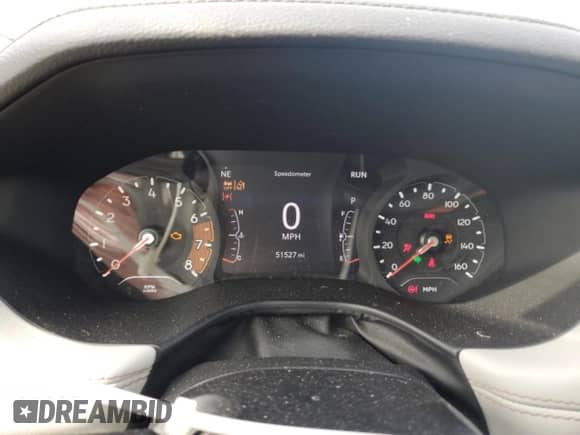 2022 Jeep Compass Limited with VIN 3C4NJDCBXNT224684, listed as a Copart auction lot 80630005 with 51,527 mi miles and Non repairable. Bid and sale history available at DreamBid. Image 9.