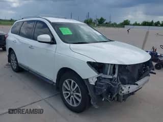 2013 Nissan Pathfinder SL with VIN 5N1AR2MM7DC690140, listed as a IAAI auction lot 42954282 with 161,516 mi miles and . Bid and sale history available at DreamBid. Image 1.